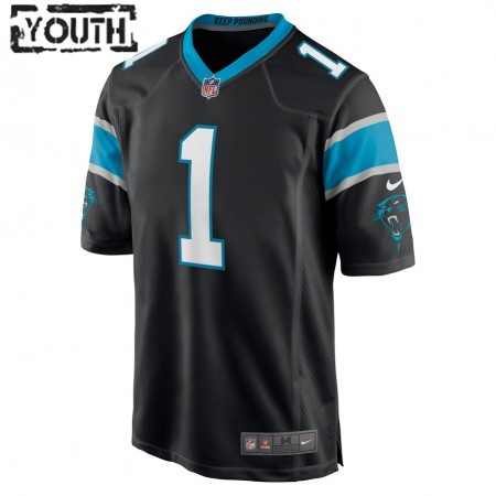 Maillot Enfant Carolina Panthers Jaycee Horn 1 Nike Noir 2021 NFL Draft